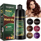 500ML Permanent Hair Dye Instant Fast Hair Dye Color Shampoos Natural Herbal Dye