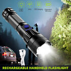 Super Bright LED Tactical Flashlight Rechargeable LED Work Light 3 Light Modes