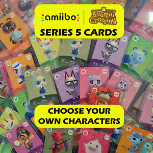 Animal Crossing Amiibo Cards Series 5 All Cards 401 - 448 Nintendo Switch NEW