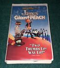 James and the Giant Peach (VHS, 1996)  Disney. Clamshell Case. Very Good
