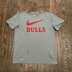Mens Chicago Bulls Nike Dri-Fit Swoosh Athletic Cut Training Shirt Size. Large