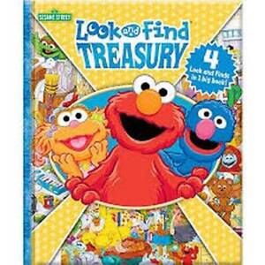 Sesame Street Look and Find Treasury - Hardcover - ACCEPTABLE