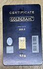 1/2 gram (0.5) 999.9 Gold Bar Istanbul Gold Refinery (In Assay) Bullion