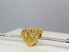Authentic Pandora  SHINE 18K Gold Plated Silver Honeycomb  Charm