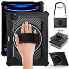 For iPad Pro 11/Air 5 4th Gen Heavy Duty Rotating Case Stand Pencil Holder Cover