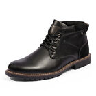 US Men's Leather Chukka Boots Casual Boots Stylish Business Dress Boots
