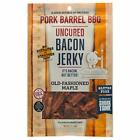 Pork Barrel BBQ Uncured Bacon Jerky Old-Fashioned Maple Sweet Maple Brown Sugar