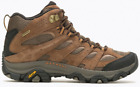 Merrell Men's Moab 3 Mid Waterproof Hiking Boots Wide Width Earth (Select Size)