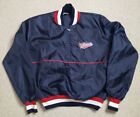 Vintage 90s Buffalo Bisons MILB Baseball  1/4 Zip Jacket Pocketed Jacket Sz XL