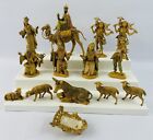 Lot Of 14 Vintage Fontanini Nativity Pieces Made in Italy Depose