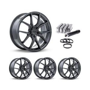 Wheel Rims Set with Chrome Lug Nuts Kit for 22-24 Ford Maverick P877961 18 inch (For: 2022 Ford Maverick)