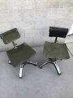 VTG 1940s-50s BURROUGHS ADDING MACHINE COMPANY INDUSTRIAL TANKER OFFICE CHAIR