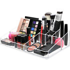 Clear 9 Compartment Acrylic Storage Organizer for Makeup and Beauty Essentials