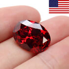 Natural Pigeon Blood Red Ruby 13.89ct 12x16mm Oval Faceted Cut VVS Loose Gems US