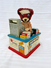 VERY RARE VINTAGE LINEMAR SUPER SUSIE TIN JAPANESE BATTERY OPERATED CASHIER BEAR