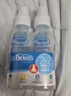 Dr. Brown’s 2 + 2 Set 4 oz & 8 oz Set Blue New Sealed Anti Colic Baby Bottles