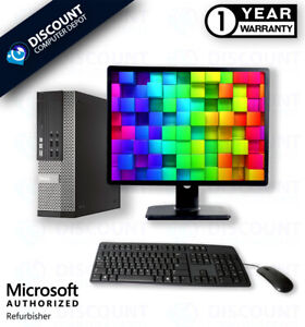 Dell Desktop PC Intel Core i3 8GB RAM 500GB HD Windows 10 Computer WIFI 19
