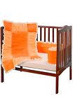 Baby Doll Sweet Touch Baby 3 Piece Mini Crib & Port-a-Crib Bedding Set Orange