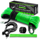 TYT Synthetic Winch Rope Line Recovery Cable With Hook For 4WD ATV UTV  Off-Road