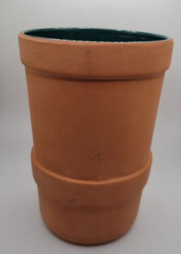 Vintage Clay Pottery Pot Vase Handmade 8