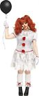 Carnevil Evil Scary Clown Dress ADULT Womens Costume PLUS Size NEW It