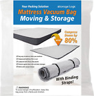 Queen/Full/Full-XL Foam Mattress Vacuum Bag for Moving, Vacuum Seal Mattress Bag