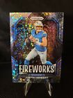 Justin Herbert 2022 Prizm Silver No Huddle Disco Fireworks #F-4 Chargers