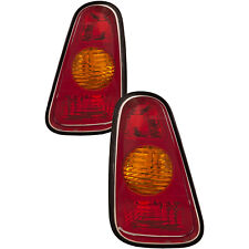 Tail Light Pair For 02-06 Mini Cooper Hatchback Driver Passenger Tail Lamp Pair (For: Mini)