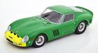 KK Scale 1/18 FERRARI 250 GTO 1962 GREEN & YELLOW WITH 4 DIFFERENT DECAL SETS