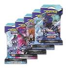 Pokemon Chilling Reign Booster Sleeves Box Sealed x 36