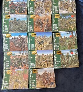 HUGE LOT- 14 Boxes Revell 1/72 WWII figures