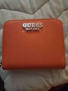 guess laurel SLG coral wallet style ZG850037