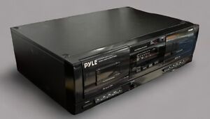 New ListingPYLE PT-659DU Dual Cassette Deck Stereo USB Tape to MP3 Converter EXCELLENT cond