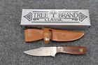 BOKER - Tree Brand Classic Fixed Blade Knife 511 w/ Leather Sheath & BOX (USED)