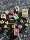 wooden rubber stamps lot