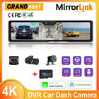 HD Car DVR 11in Dash Camera 4K Carplay 3 Video Touch Screen GPS Navi BT+128G