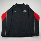 Rochester Americans Reebok Full Zip Jacket Size 2XL Black Red AHL Hockey