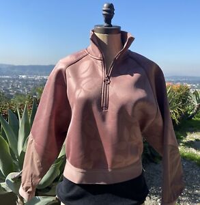 Stella McCartney Adidas Women's Oversized Cropped Sport Jacket Rose Pink, Sz S
