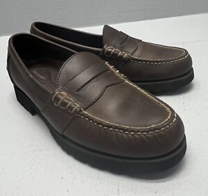 Rockport Mens Brown Leather Penny Loafers 11 M M2903