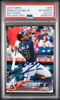 Ronald Acuna Jr 2018 Topps Bat Down Signed Rookie Card #698 Auto Graded PSA 9