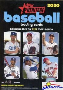 2020 Topps Heritage Baseball EXCLUSIVE Factory Sealed HANGER Box-Loaded!