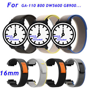 Nylon Fabric Weave Watch Strap for GA-110 DW5600 G-5600 GW-M5610 Watchband Belt