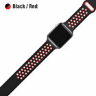 Silicone Sport Band Watch Strap For Apple Watch 9 8 7 SE 6 5-1 40/41/44/45/49mm