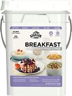 162 Servings Storage 4 Gallon Survival Bucket Breakfast Emergency Food Supply US