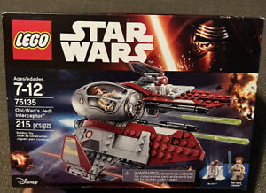 LEGO 75135 Star Wars Obi-Wan’s Jedi Interceptor —Sealed In box, Great Condition