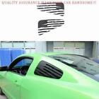 For Ford Mustang 2010~2014 Carbon Fiber US Flag Window Scoop Louver Quarter 2PCS (For: Ford Mustang GT)