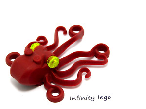 LEGO Dark Red Octopus Deep Sea Explorer Animal Minifig (6086)