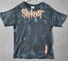 Vintage Slipknot Shirt Medium Black All Over Print Graphic Heavy Metal Rock Band