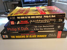 Philip K Dick Book Lot: Blade Runner, High Castle, Whole Sale, Making of...GOOD!