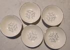 Taylor Smith &Taylor Vintage  China Blue Twig - 5  Berry Bowls